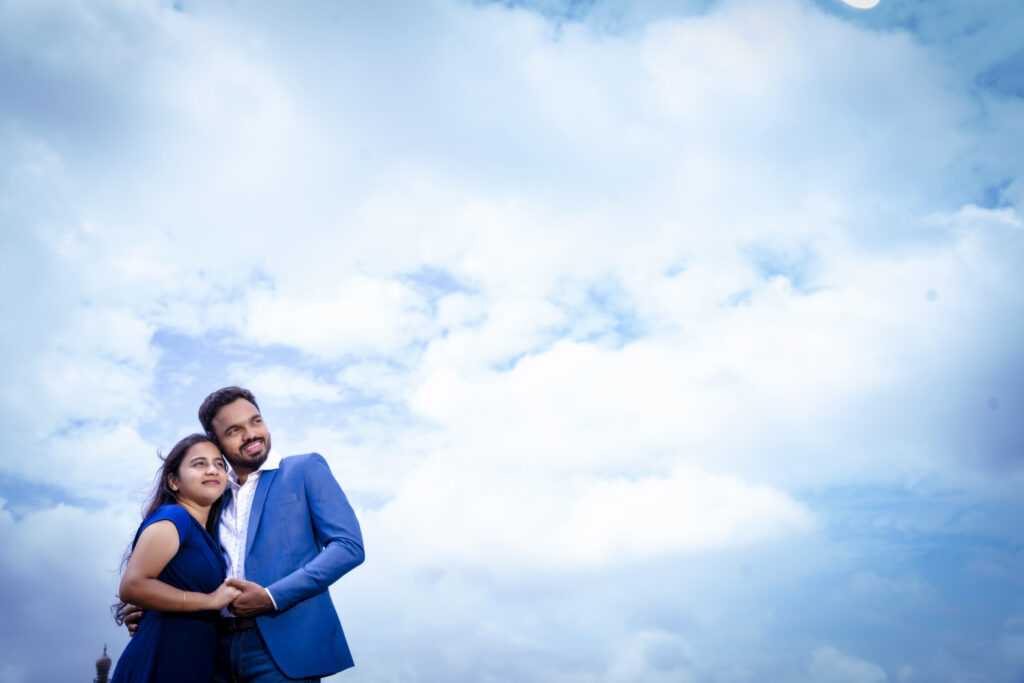 Cinematic wedding photography Hyderabad – couple portrait
